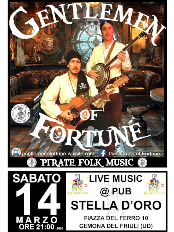 Gentlemen of Fortune - Pirate Folk Music at Pub Stella d'oro 14 Marzo 2026