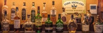 Pub Stella d'Oro Gemona Del Friuli Whiskey selection international american and irish whiskies